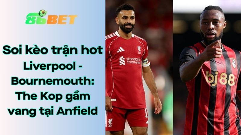 Soi kèo nhà cái 86BET Liverpool – Bournemouth: 02h00 – 16/08/2025 – Ngoại hạng Anh